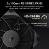 Corsair NAUTILUS 240 RS LCD Υδρόψυξη Επεξεργαστή Διπλού Ανεμιστήρα 120mm για Socket AM4/AM5/1700 με ARGB Φωτισμό Λευκή