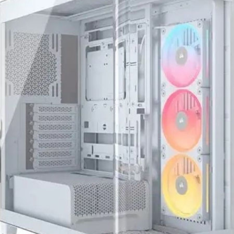 Corsair Frame 4500X LX-R RGB Gaming Midi Tower Κουτί Υπολογιστή με Πλαϊνό Παράθυρο Λευκό