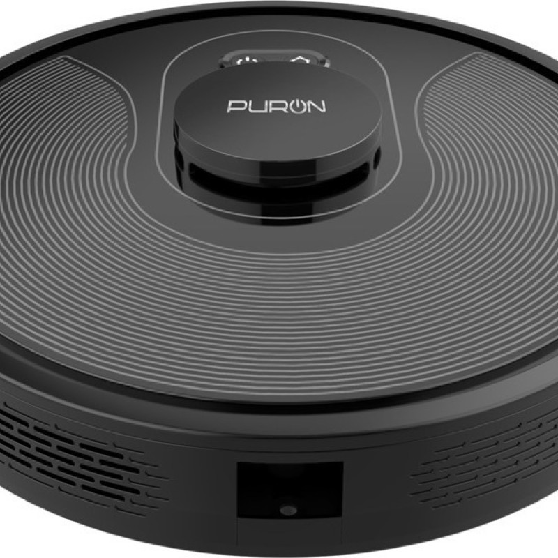 Puron PR10 Σκούπα Ρομπότ για Σκούπισμα & Σφουγγάρισμα με Χαρτογράφηση και Wi-Fi Μαύρη