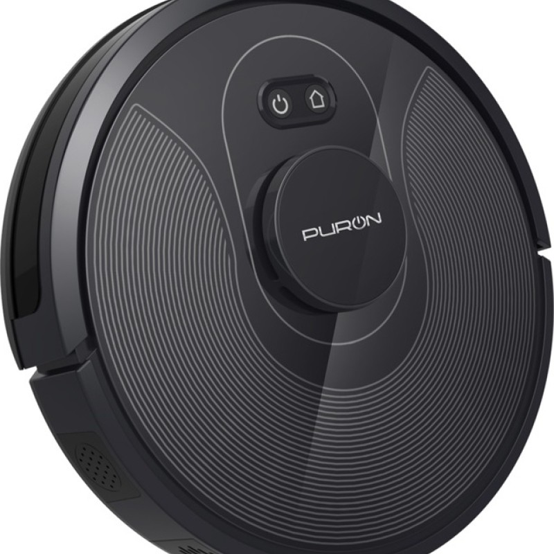 Puron PR10 Σκούπα Ρομπότ για Σκούπισμα & Σφουγγάρισμα με Χαρτογράφηση και Wi-Fi Μαύρη