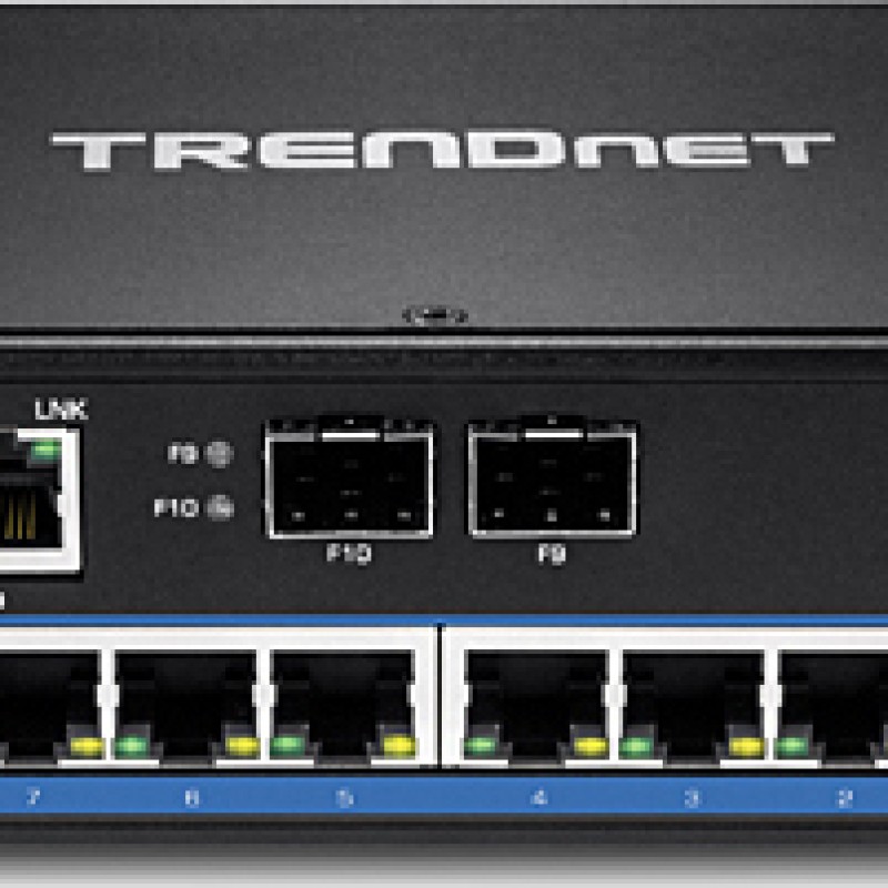 Trendnet TI-G102 Managed L2 Switch με 10 Θύρες Gigabit (1Gbps) Ethernet και 2 SFP Θύρες