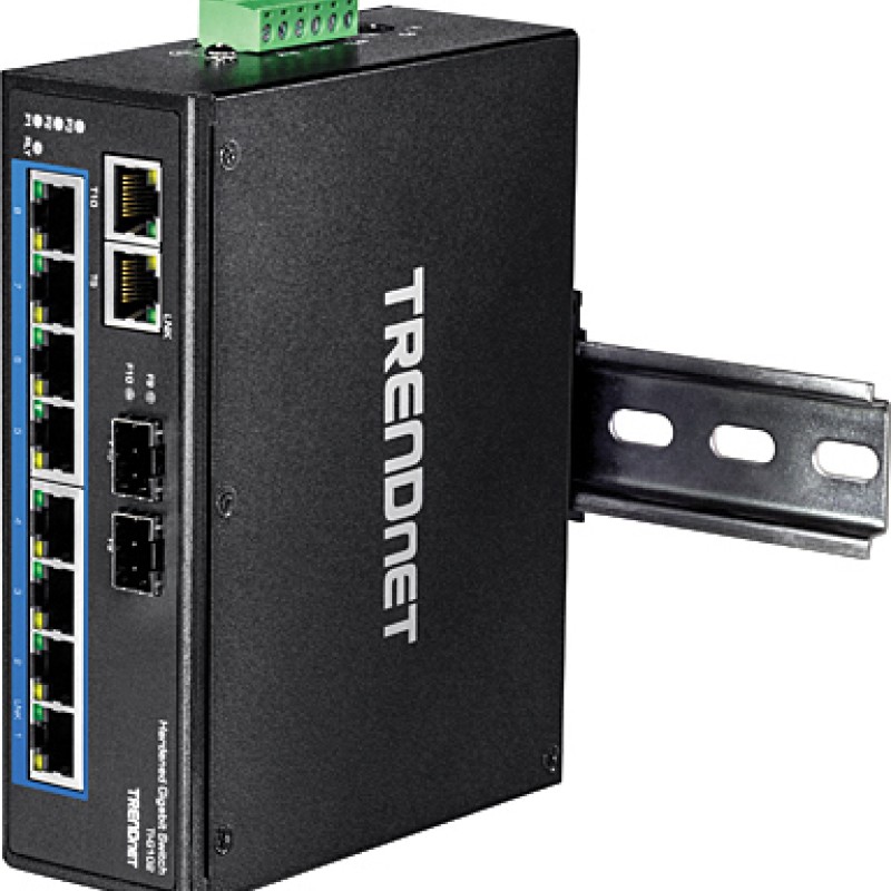 Trendnet TI-G102 Managed L2 Switch με 10 Θύρες Gigabit (1Gbps) Ethernet και 2 SFP Θύρες