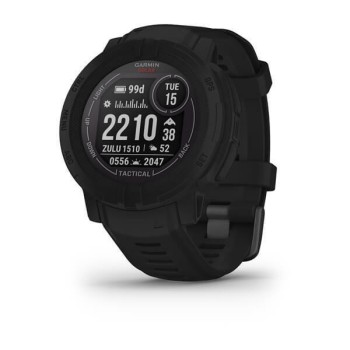 Garmin Instinct 2 Solar Tactical Edition 45mm Αδιάβροχο Smartwatch με Παλμογράφο (Black)