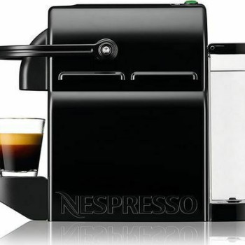 De'Longhi Inissia Καφετιέρα για Κάψουλες Nespresso Πίεσης 19bar με Αφρογαλιέρα Black
