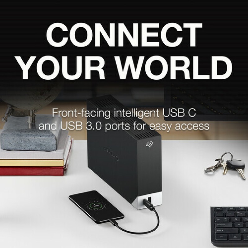 Seagate One Touch Hub USB 3.0 Εξωτερικός HDD 10TB 3.5