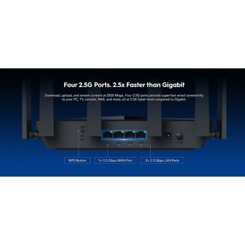 Cudy WR11000 v1 Ασύρματο Router με 4 Θύρες Ethernet
