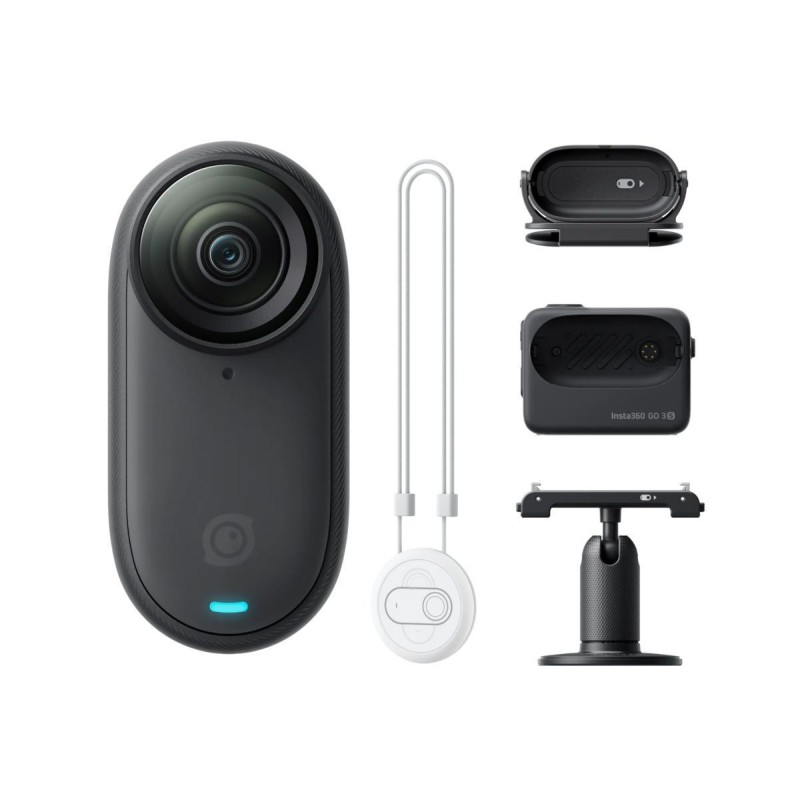 Insta360 GO 3S Standard Edition 64GB Action Camera 4K Ultra HD Λήψης 360° Υποβρύχια Midnight Black με Οθόνη 2